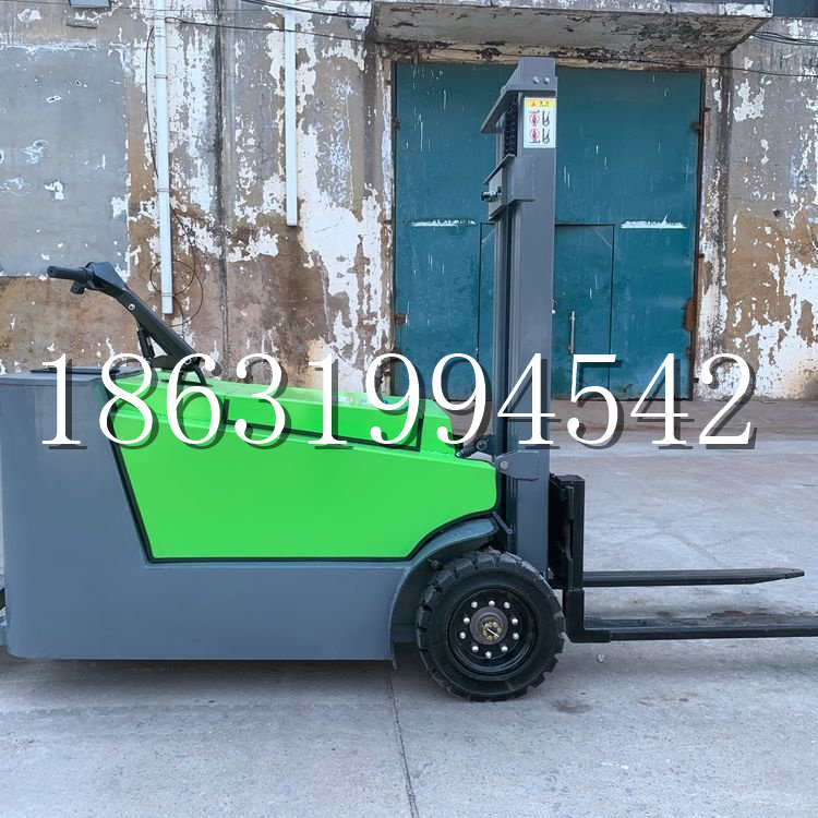 蔡甸区小型电动叉车1吨2吨步行站驾式电瓶堆高充电装卸车液压升降车铲车